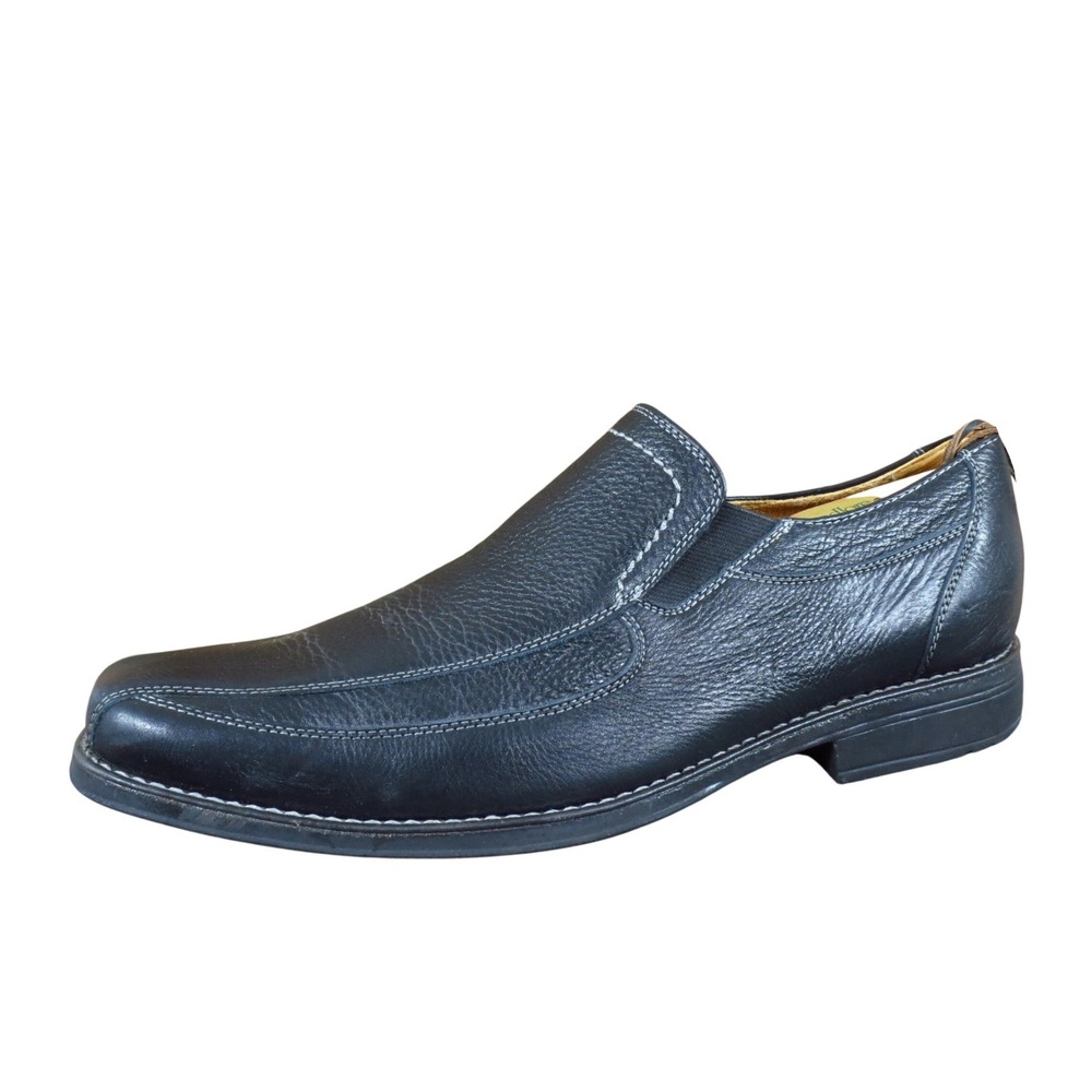 Sandro Moscoloni 17307 LV Mens Loafers Size 11D Dress Shoes‎ Black Leather